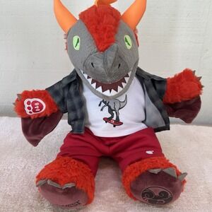 Build A Bear Talking Great Wolf Lodge MagiQuest Charlock Red Dragon Plush‎ NWOT